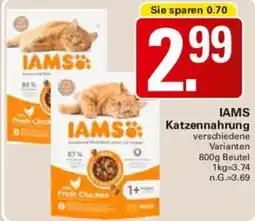 WEZ IAMS Katzennahrung Angebot