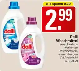 WEZ Dalli Waschmittel Angebot