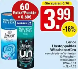 WEZ Lenor Unstoppables Wäscheparfüm Angebot