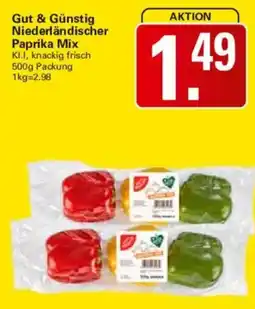 WEZ Gut & Günstig Niederländischer Paprika Mix Angebot