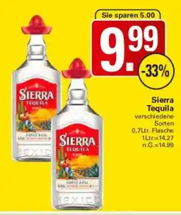 WEZ Sierra Tequila Angebot