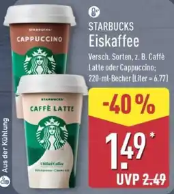 Aldi Nord STARBUCKS Eiskaffee Angebot