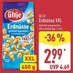 Aldi Nord ÜLTJE Erdnüsse XXL Angebot