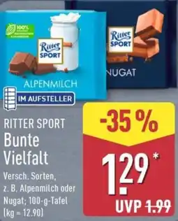 Aldi Nord RITTER SPORT Bunte Vielfalt Angebot