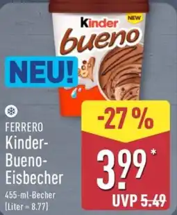 Aldi Nord FERRERO Kinder Bueno Eisbecher Angebot