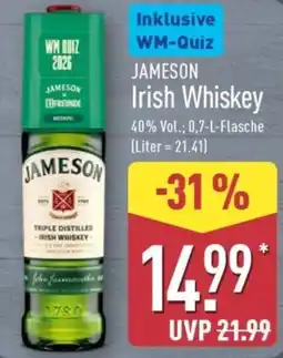 Aldi Nord JAMESON Irish Whiskey Angebot
