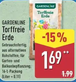 Aldi Nord GARDENLINE Torffreie Erde Angebot