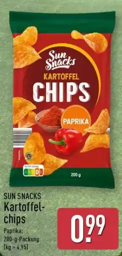 Aldi Nord SUN SNACKS Kartoffelchips Angebot