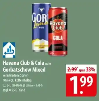 Havana Club & Cola oder Gorbatschow Mixed