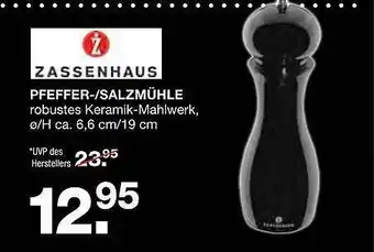 Möbel Wanninger Zassenhaus Pfeffer- Salzmühle Angebot