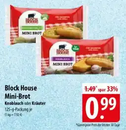 Famila Nord Ost Block House Mini-Brot Angebot