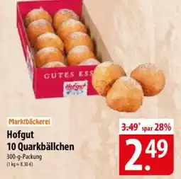 Famila Nord Ost Marktbäckerei Hofgut 10 Quarkbällchen Angebot