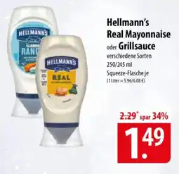 Famila Nord Ost Hellmann's Real Mayonnaise oder Grillsauce Angebot