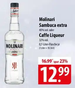 Famila Nord Ost Molinari Sambuca extra Caffe Liqueur Angebot