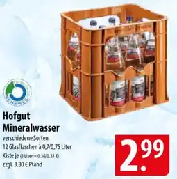 Famila Nord Ost Hofgut Mineralwasser Angebot