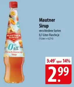 Famila Nord Ost Mautner Sirup Angebot