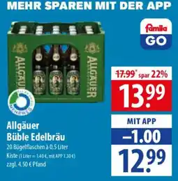 Famila Nord Ost Allgäuer Büble Edelbräu Angebot