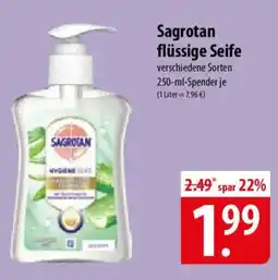 Famila Nord Ost Sagrotan flüssige Seife Angebot