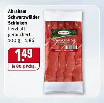 REWE Kaufpark Abraham Schwarzwälder Schinken Angebot