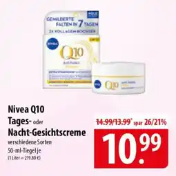 Famila Nord Ost Nivea Q10 Tages oder Nacht-Gesichtscreme Angebot