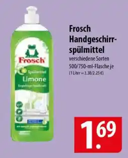 Famila Nord Ost Frosch Handgeschirrspülmittel Angebot