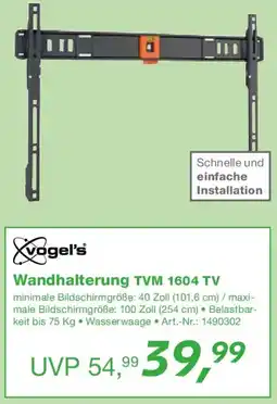 EP Vogel's Wandhalterung TVM 1604 TV Angebot