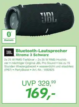 EP JBL Bluetooth-Lautsprecher Xtreme 3 Schwarz Angebot