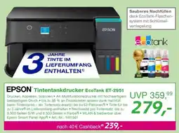 EP EPSON Tintentankdrucker EcoTank ET-2951 Angebot