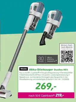 EP Miele Akku-Stielsauger Duoflex HX1 Angebot