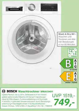 EP BOSCH Waschtrockner WNA13491 Angebot
