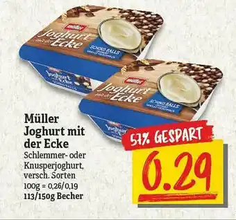 NP Discount Müller Joghurt Mit Der Ecke Angebot