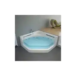 Netto Marken-Discount HOME DELUXE Whirlpool Badewanne mit Lichttherapie PACIFICO - 150 x 150 cm Angebot