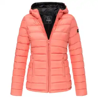 Netto Marken-Discount MARIKOO Damen modische Steppjacke Übergangsjacke mit großer Kapuze Lucy Angebot