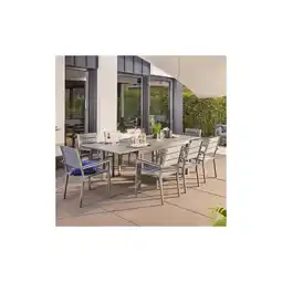 Netto Marken-Discount HOME DELUXE Garten-Sitzgruppe ausziehbar CASA MADERA - 160/240 x 100 cm 6 Stühle Angebot