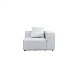 Netto Marken-Discount HOME DELUXE Modulares Sofa Rechtes Ecksofa VERONA - 120 x 70 cm Hellgrau Angebot