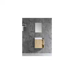 Netto Marken-Discount Sanotechnik Cloud 55x60cm braun Unterschrank + WT + Spiegel - versch. Auführungen Angebot