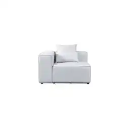 Netto Marken-Discount HOME DELUXE Modulares Sofa Linkes Ecksofa VERONA - 120 x 70 cm Hellgrau Angebot