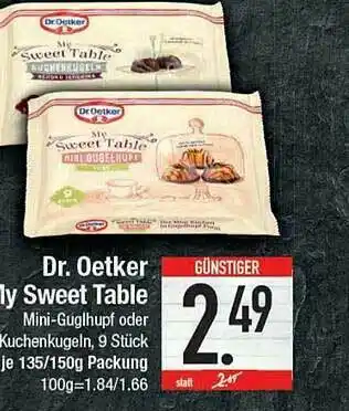 E-Center Dr. Oetker My Sweet Table Angebot