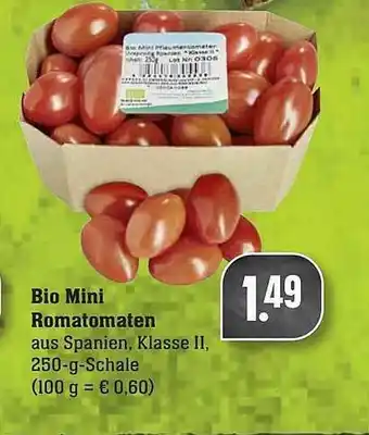 Edeka Bio Mini Romatomaten Angebot