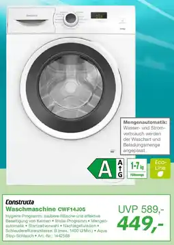 EP Constructa Waschmaschine CWF14J05 Angebot