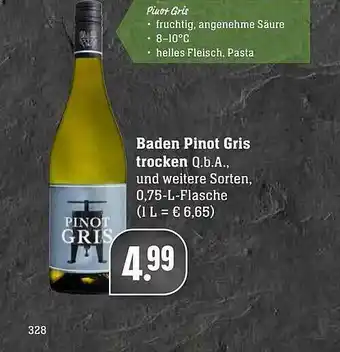 Edeka Baden Pinot Gris Trocken Angebot