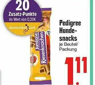 Edeka Pedigree Hundesnacks Angebot