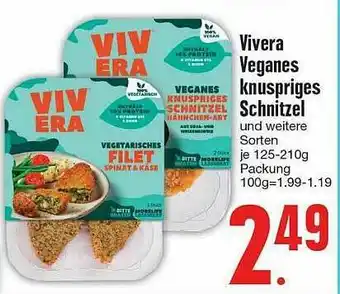 Edeka Vivera Veganes Knuspriges Schnitzel Angebot