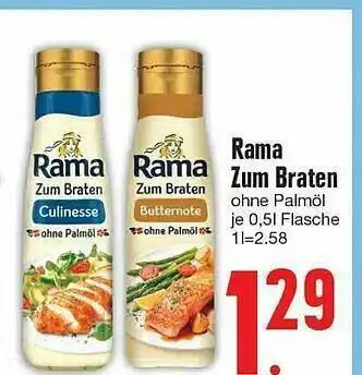 Edeka Rama Zum Braten Angebot