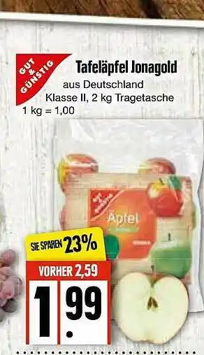 Edeka Gutfleisch Tafeläpfel Jonagold Angebot