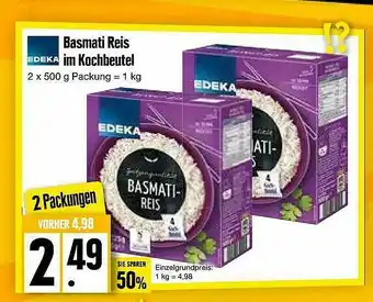 Edeka Basmati Reis Im Kochbeutel Angebot