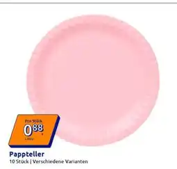 Action Pappteller Angebot