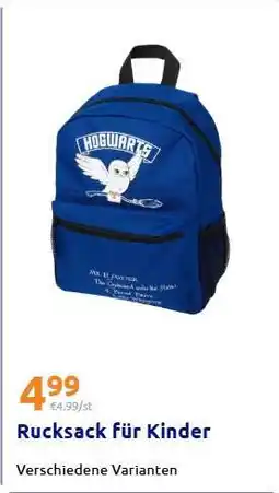 Action Rucksack für Kinder Angebot