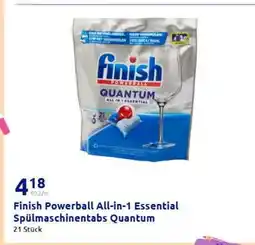 Action Finish Powerball All-in-1 Essential Spülmaschinentabs Quantum Angebot