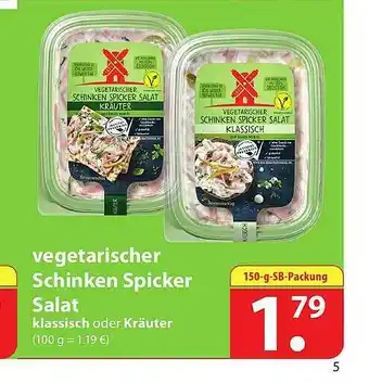 Famila Nord Ost Vegetarischer Schinken Spicker Salat Angebot